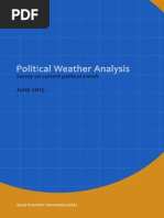 Download Sri Lanka Political Weather Analysis - June 2015 by Social Scientists Association SN269576572 doc pdf