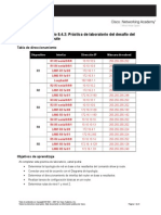 Práctica de Laboratorio 8.4.2: Práctica de Laboratorio Del Desafío Del Comando Show IP Route