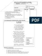 Prueba Unidad #2 - Texto Poéticos