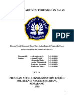 Laporan Praktikum Perpindahan Panas