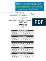 Gabarito Caderno A