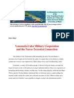 Venezuela-Cuba Military Cooperation and The Narco-Terrorist Connection
