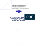 Nacionalidad y Ciudadania