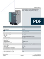 Product Data Sheet 6EP1334-3BA10: Sitop Psu200M 10 A Stabilized Power Supply INPUT: 120/230-500 V AC OUTPUT: 24 V/10 A DC