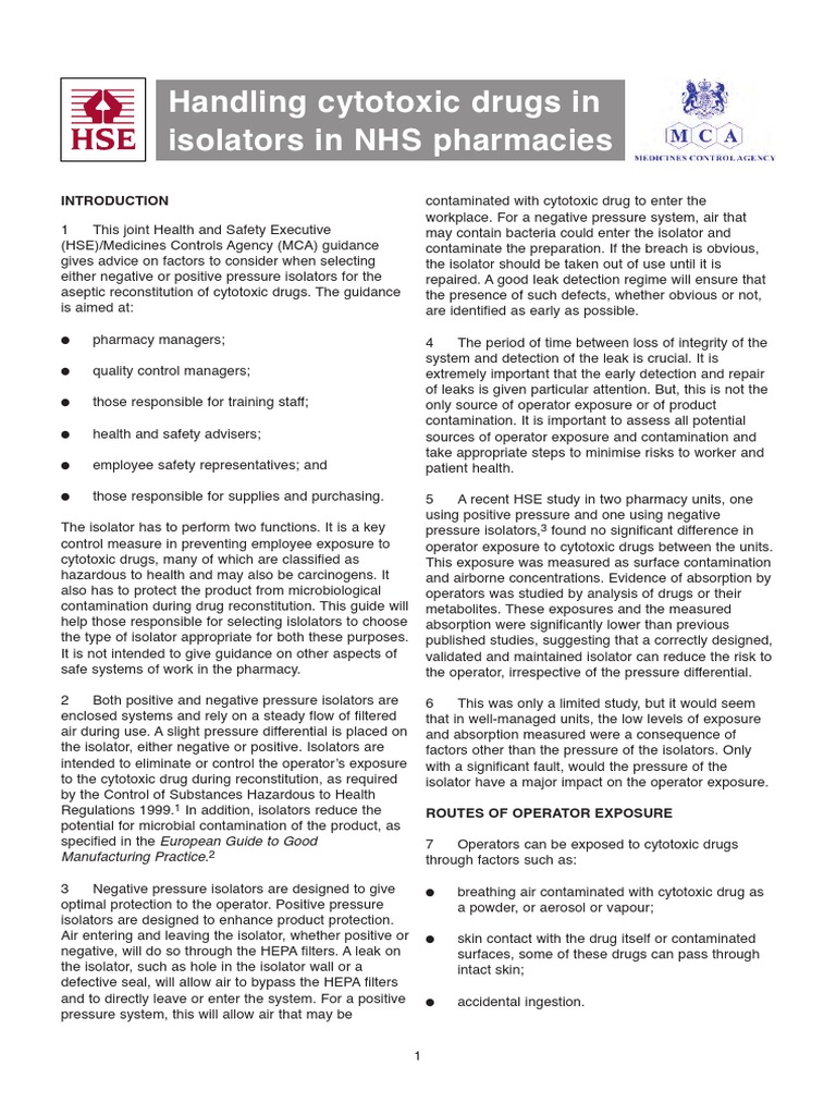 cytotoxicdrugs.pdf Leak Pharmaceutical Drug