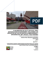 Informe Final - BICIPLAN para el Área Metropolitana de Monterrey 