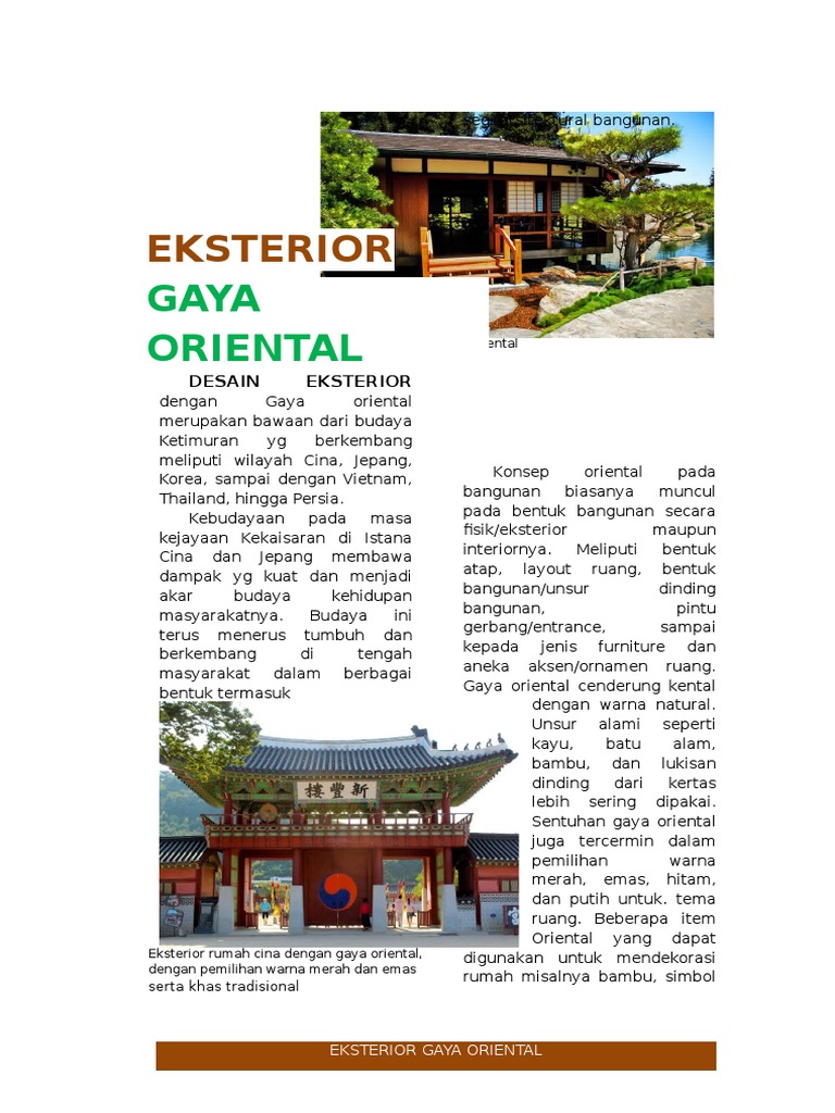 Eksterior Oriental
