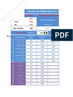 Calculo de Materiales (ERM)