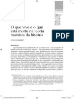 O Que Vive e o Que Está Morto Na Teoria Maxista Da História