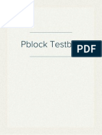 Pblock Testbox