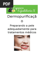 Dermopurificação Curso Espaço Equilíbrio