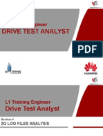 Drive Test Analyst: L1 Training Engineer