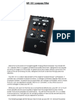 Moog MF101 Moogerfooger Low Pass Filter