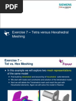 Ex 7 Tetra Vs Hexa Meshing