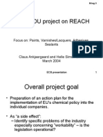 Bilag 3. Danish REACH Project - ECB Presentation