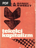 Tekelci Kapitalizm Paul A. Baran - Paul M. Sweezy