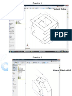 Exercicios de SolidWorks