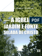 A Igreja, Jardim e Fonte Selada de Cristo - Robert Murray M'Cheyne