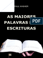 As Maiores Palavras Das Escrituras - Paul David Washer