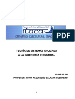 Teoría de Sistemas Aplicada a La Ingenieria