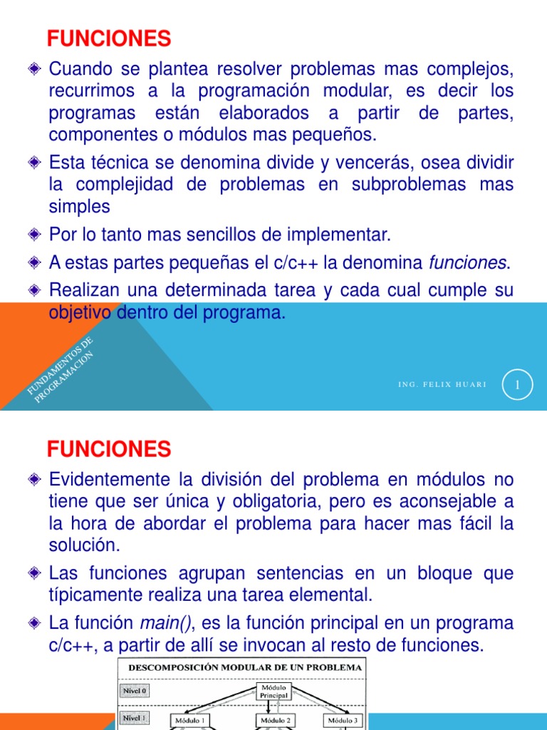 Funciones en C++ | PDF | C ++ | Exponenciación