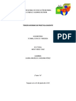 informe tercera jornada