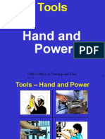 Hand and Power: OSHA Office of Training and Educ Ation 1