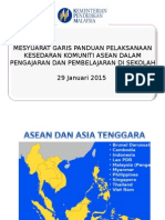 Mesyuarat Garis Panduan Pelaksanaan Kesedaran Komuniti Asean Dalam Pengajaran Dan Pembelajaran Di Sekolah 29 Januari 2015
