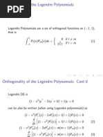 legendre functions