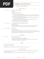 Corbin Souffrant Resume PDF