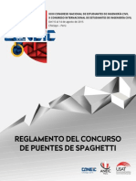 Reglamento Del Concurso de Puentes de Spaghetti - XXIII CONEIC Chiclayo 2015