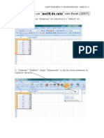 Anexo 1. Elaboración de Un Perfil de Ruta Con Excel 2007