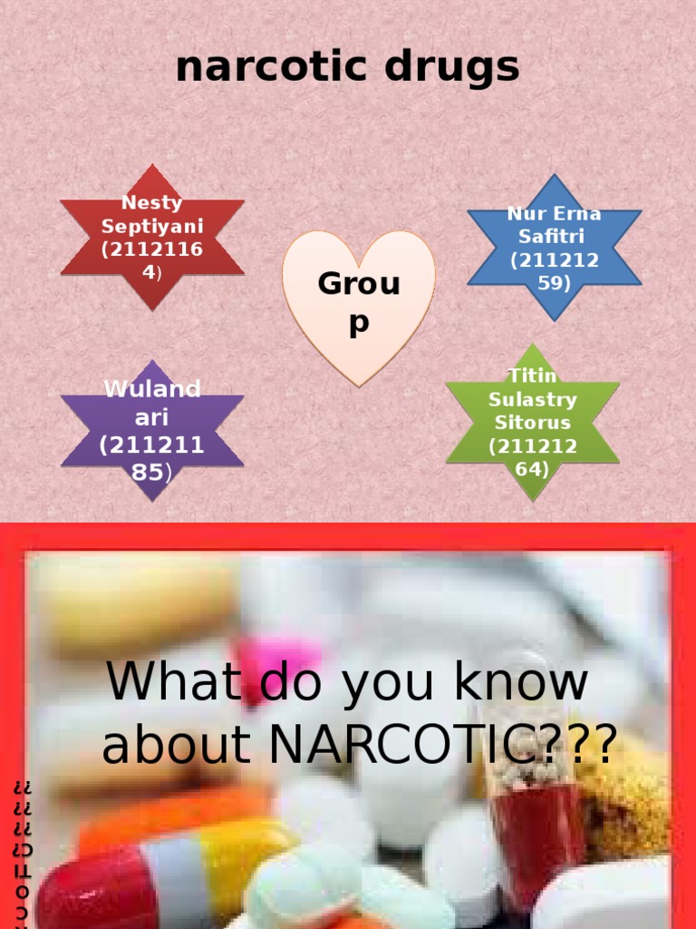 Narcotic Drugs: Grou P Grou P | PDF