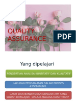 Quality Assurance