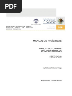 Manual de Prácticas Arquitectura de Computadoras