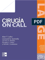 Cirugía on Call - LANGE Lefor 4ed