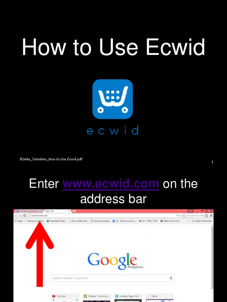 How To Use Ecwid | PDF | Zip Code | Portable Document Format