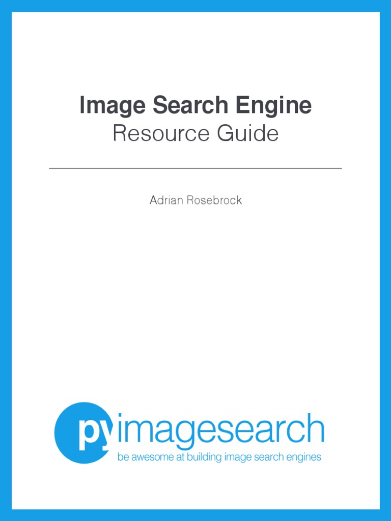 Image Search Engine: Resource Guide | PDF | Computer Vision | Computing