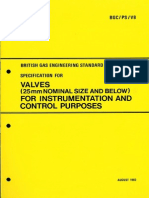 BGC Ps v8 Valves For Instrumentation