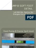 Feed Pump-A Soft Foot Detail