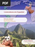 TEORIA DA LITERATURA I