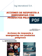 Acciones de Respuesta de Emergencia Com Materiales Peligrosos