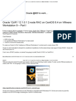 Oracle 12cR1 12.1.0.1 2-Node RAC On CentOS 6 Part 1 PDF