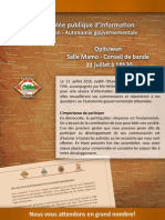 Opitciwan - Assemblée Publique D'information Sur L'autonomie Gouvernementale