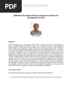 Influência Da Temperatura de Secagem Na Avaliação Do Desempenho Do Betão