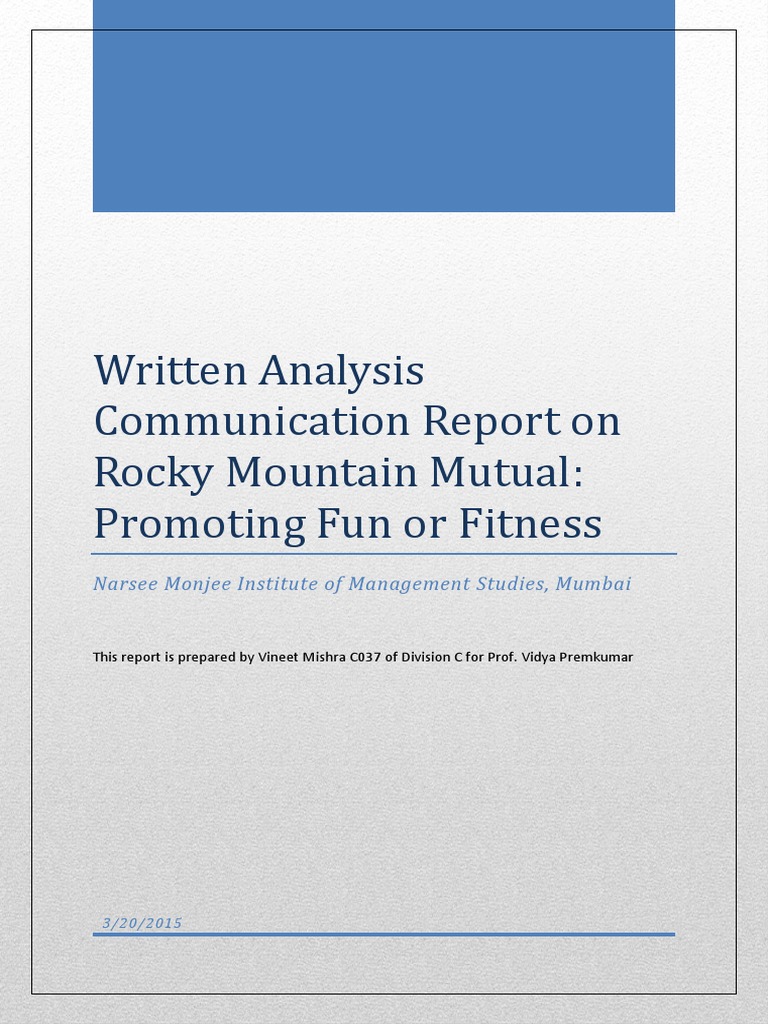 Rocky mountain mutual promoting fun or fitness essay 04 image