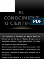 Conocimiento Cientifico.