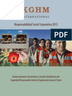 Responsabilidad Social Corporativa 2013