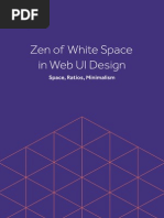 Uxpin Zen of White Space. Space, Ratios, Minimalism