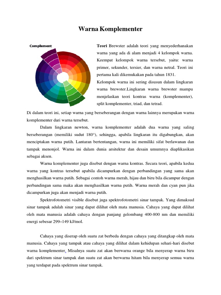 Warna Komplementer | PDF